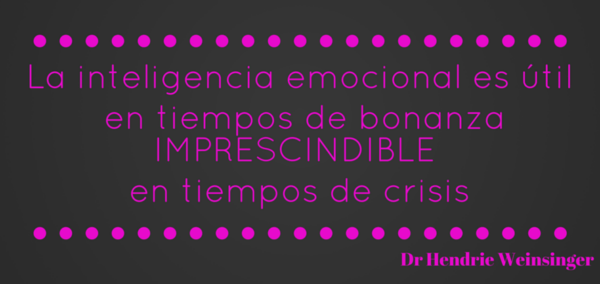 La inteligencia emocional no es otra cosa que percibir, comprender y regular nuestras propias emociones y las de los demás.