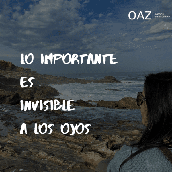 LO IMPORTANTE ES INVISIBLE A LOS OJOS
Importante es escuchar al entorno pero tanto o más escucharse a uno mismo. Confiar en lo que uno ve y siente...