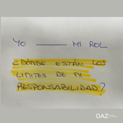 los limites de mi rol y mi responsabilidad