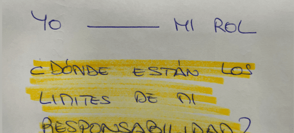 los limites de mi rol y mi responsabilidad